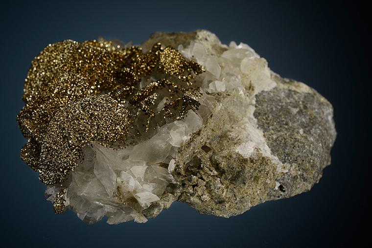 PYRITE on CALCITE